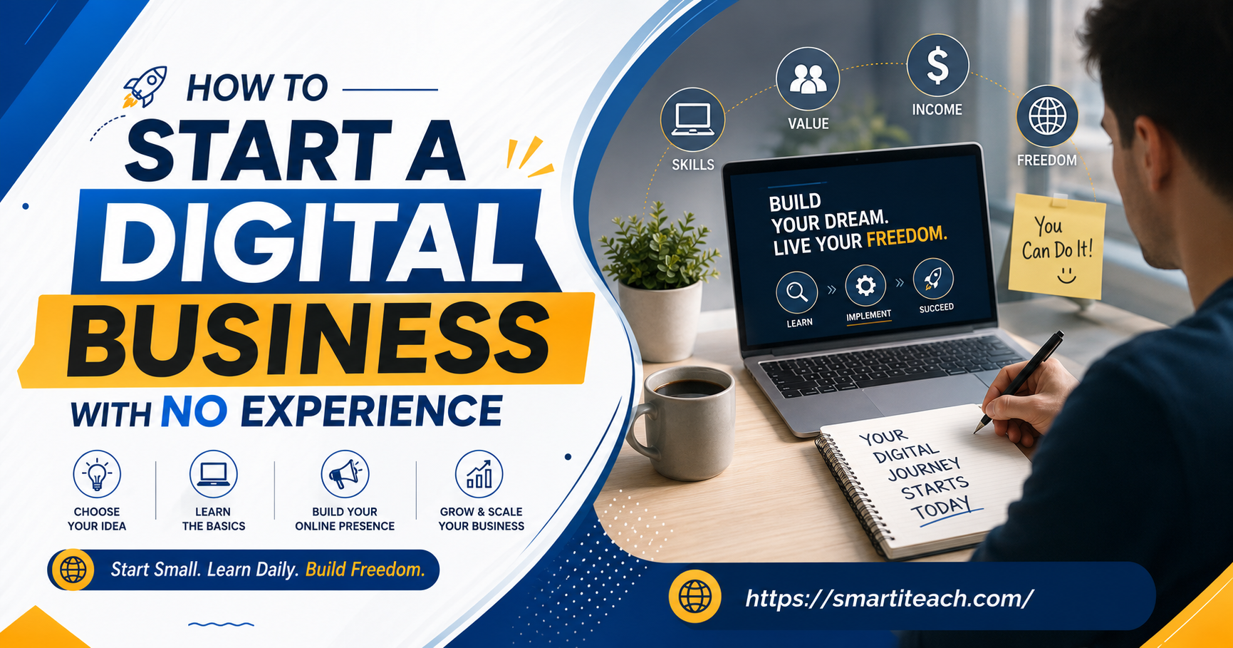 How to Start a Digital Business With No Experience