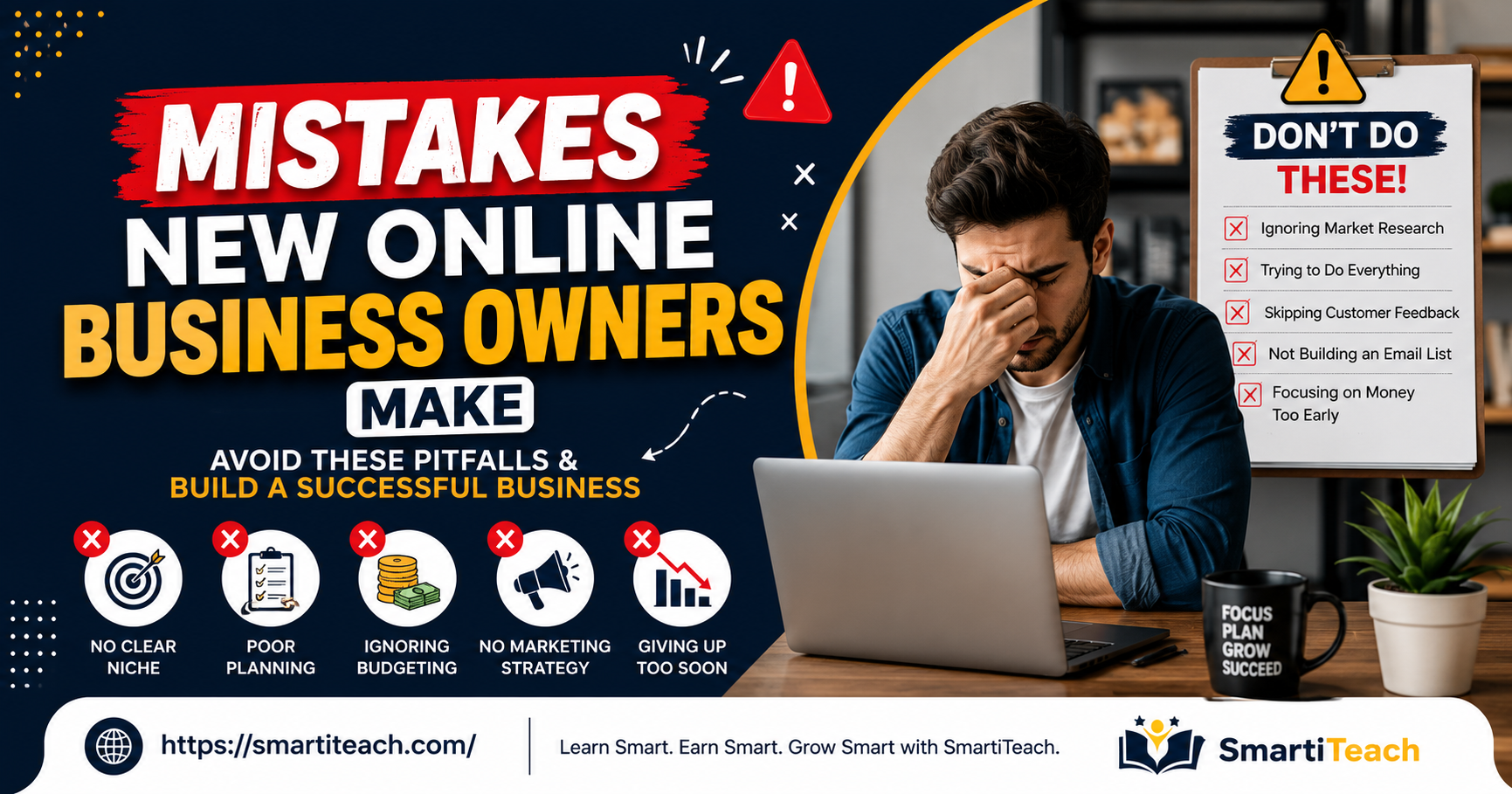 Mistakes New Online Business Owners Make